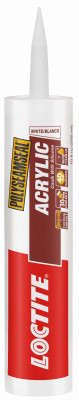 Polyseamseal Acrylic Caulk With Silicone, White, 10 oz. Cartridge