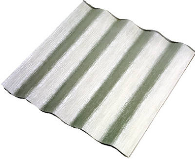 26 In. x 10 Ft. White 5 oz. Corrugated Fiberglass (10 pieces)