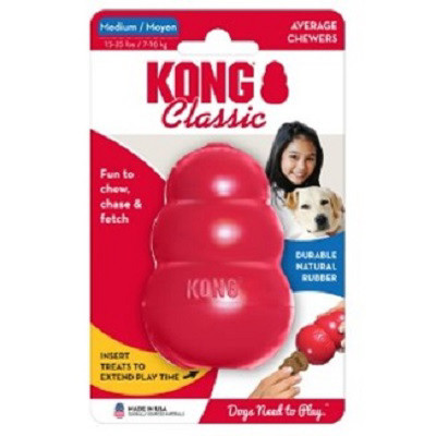Classic Dog Toy, Red, Medium