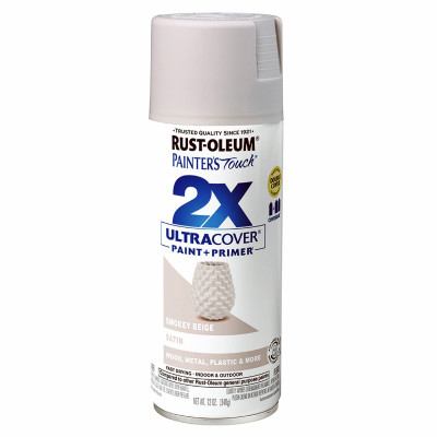 Painter's Touch 2X Spray Paint, Satin Smokey Beige, 12-oz.
