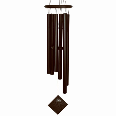 Chimes of Earth Wind Chimes, 6 Black Tubes