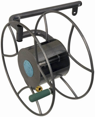 Swivel Wall-Mount Hose Reel, Holds 5/8-In. x 100-Ft. Hose