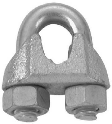 Wire Rope Clip, Galvanized, 3/4-In.