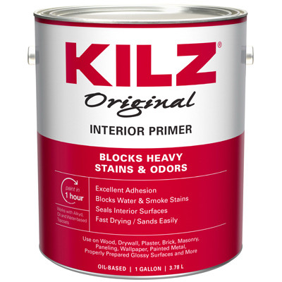 Primer, Sealer & Stain Blocker, Oil-Base, 1-Gallon (4 pieces)