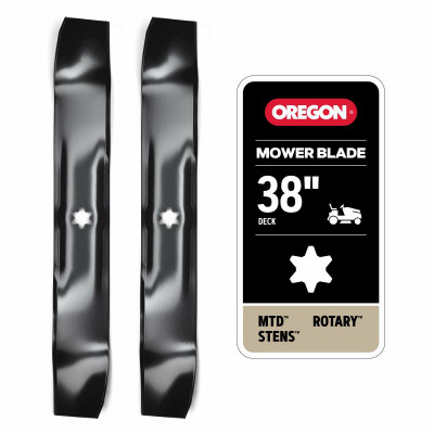 Oregon 38 In. MTD Riding Mower Blades (2-Pack)