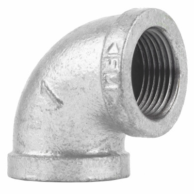 1 In. Galvanized Pipe 90 Degree Elbow