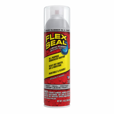 FLEX SEAL Rubber Sealant Coating, Clear, 14-oz.