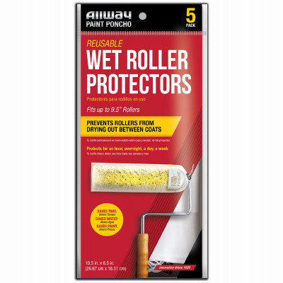 Paint Poncho Wet Paint Roller Protector, 5-Pk.