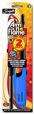 Aim N Flame II Lighter, Assorted Colors, 2-Pk. (12 pieces)