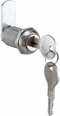 1-1/8 In. Chrome Finish Cabinet Lock