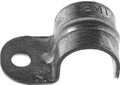 Electrical Metallic Tubing Strap, 1 Hole, 1/2-In., 4-Pk.