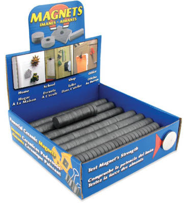 Ceramic Disc & Ring Magnets, Assorted Sizes (500 pieces)