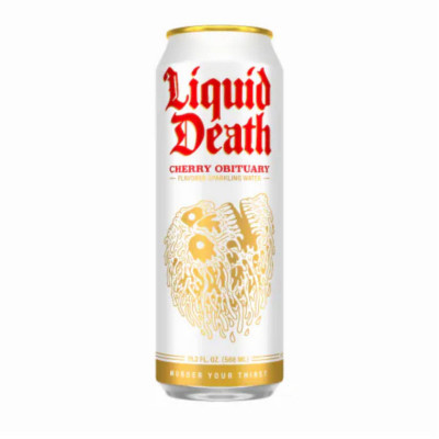 Cherry Obituary Sparkling Water, 19.2 oz. (12 pieces)