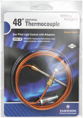Universal Thermocouple, Adapter Fitting, 48 In.