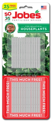 Houseplant Fertilizer Spikes, 13-5-4 Formula, 50-Pk.