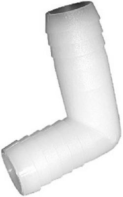 Nylon Hose Barb Elbow, 90 Degree, 1/4 In. ID (10 pieces)