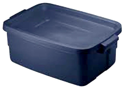 Roughneck Storage Tote, Dark Indigo Metallic, 3-Gallons (6 pieces)