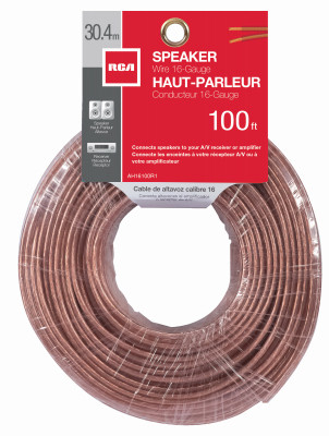 100-Ft. 16/2 Polarized Speaker Wire