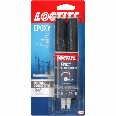 Metal & Concrete Epoxy, 0.85 oz. Syringe