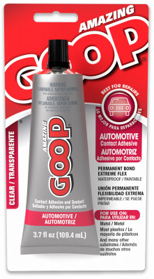 Automotive Adhesive, Clear, 3.7 oz.