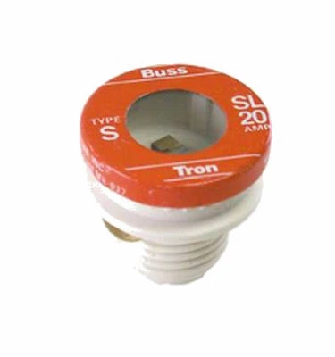 Plug Fuse, Type SL, 20-Amp, 3-Pk.
