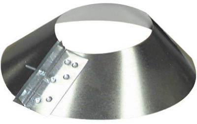 Storm Collar, Galvanized, 8 In.