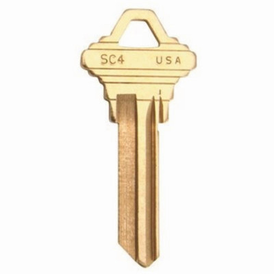 Key Blank For Schlage Lockset, 6-Pin (10 pieces)