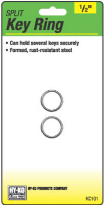 Split Key Ring, 1/2-In., 2-Pk. (5 pieces)
