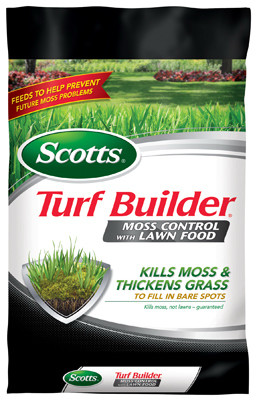 Turf Builder with Moss Control, 25 Lbs., Covers 5,000 Sq. Ft