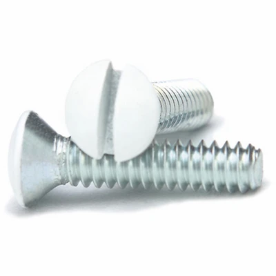 Wall Plate Screws, White, 3/4-In., 10-Pack
