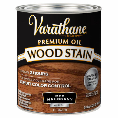 Red Mahogany Premium Oil-Based Interior Wood Stain, Qt.