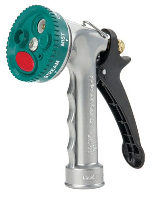 Select-A-Spray Metal Hose Nozzle, 7 Patterns