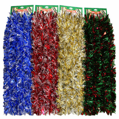Mega Wide Cut Garland, Assorted Colors, 3 of Each, 10 Ft. (12 pieces)