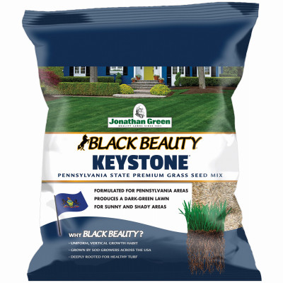 Black Beauty Keystone Grass Seed, PA Mix, 7 Lbs.
