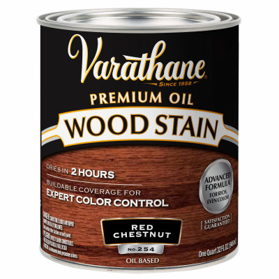 Red Chestnut Premium Oil-Based Interior Wood Stain, Qt.