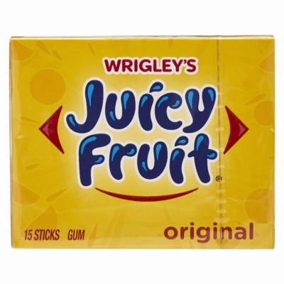 Juicy Fruit Gum, Slim Pack, 15 Pc. (10 pieces)