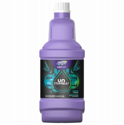 Wet Jet Solution Refill, Unstopables Fresh Scent, 1.25L