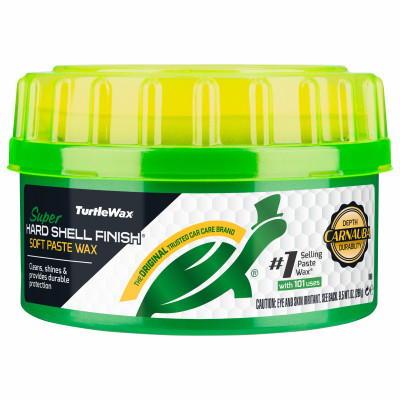 Hard Shell Paste Car Wax, 9.5 oz.