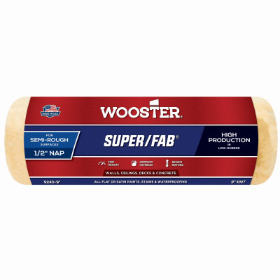 Super/Fab Roller Cover 1/2-In. Nap, 9-In.