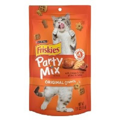 Cat Treats, Original Party Mix, 2.1 oz. Pouch