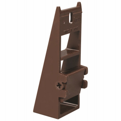 Universal Fascia Gutter Fixer, Vinyl, Brown
