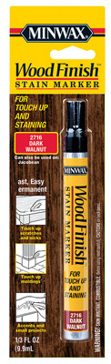 Wood Finish Stain Marker, Dark Walnut, .33 oz.