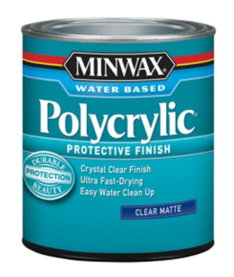 Polycrylic Protective Wood Finish, Clear Matte, Qt.