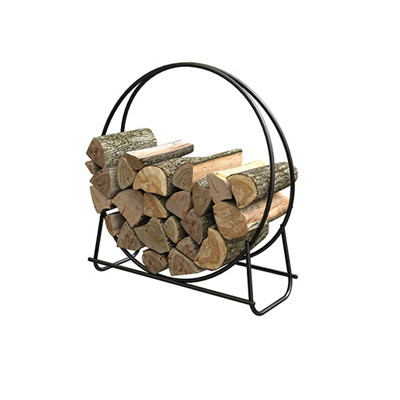 Steel Fireplace Log Hoop, 40 In.
