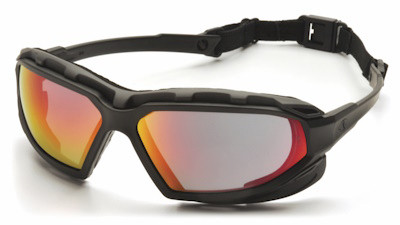 Highlander Plus Sky Red Lens Safety Glasses