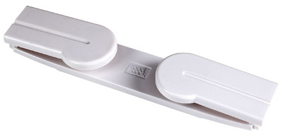 Paper Towel Holder, White Plastic