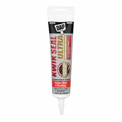 Kwik Seal Ultra Kitchen & Bath Sealant, White, 5.5-oz.
