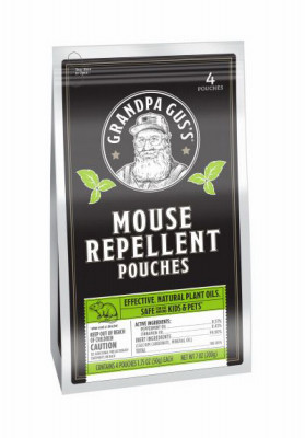 Mouse Repellent Pouch, Peppermint & Cinnamon, 4-Pk.
