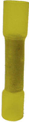 Butt Splice Connector, Yellow Nylon, Insulated, 12-10 AWG, 25-Pk.