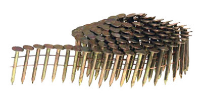 Collated Coiled Roofing Nails, .120 x 1 In., 7200-Ct.
